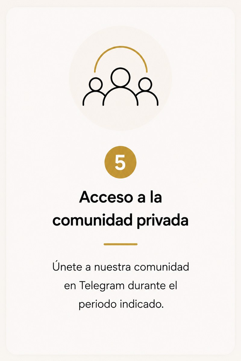 5. Acceso a la comunidad privada